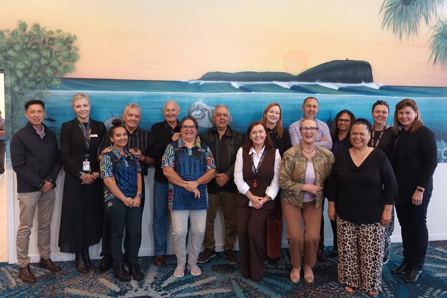 Metro North Health executives and staff met with Kabi Kabi Traditional Owners.
