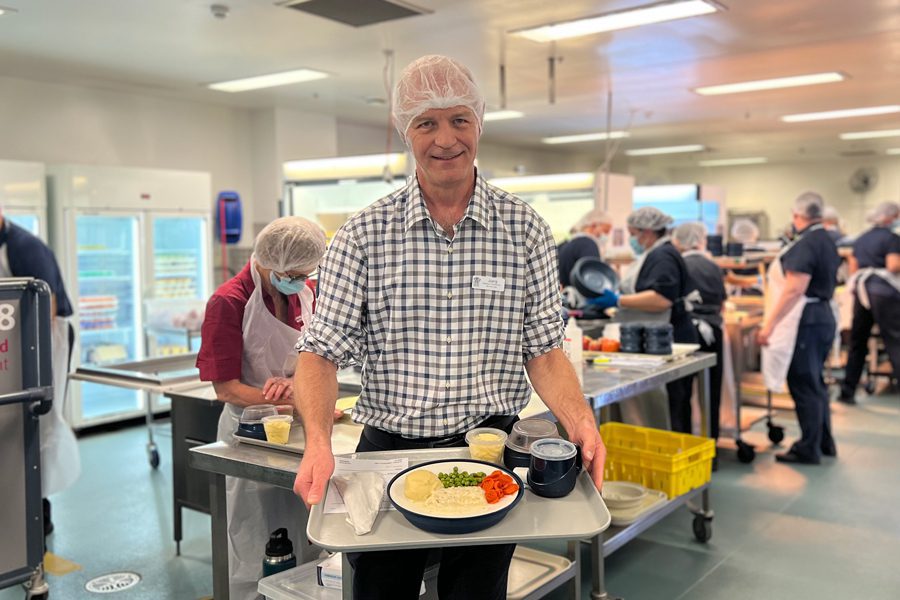 Juerg and the team provide the food that fuels patient recovery at RBWH