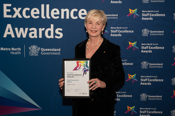 RBWH Oncologist Professor Liz Kenny received the Chief Executive's Award