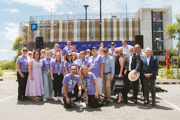 The TPCH Foundation launches its 40-year celebrations at Caboolture Hospital. 