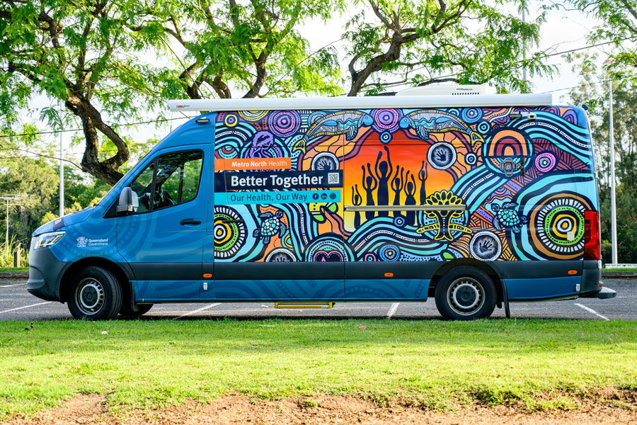 Better Together Health Van side view