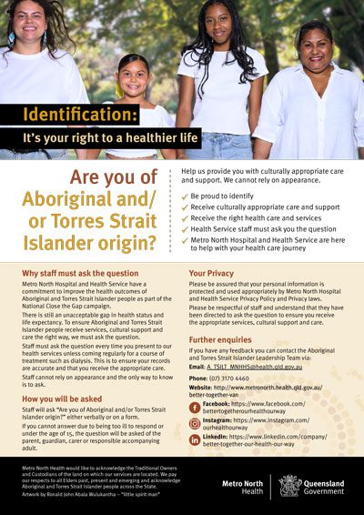 Our Health Our Way Accurate Identification: It’s your right to a healthier life