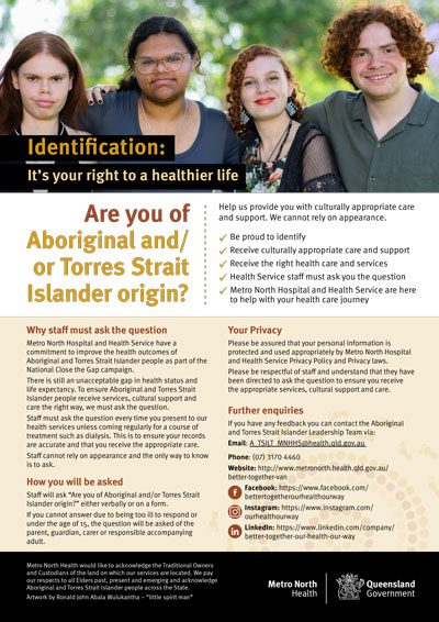 Our Health Our Way Accurate Identification: It’s your right to a healthier life