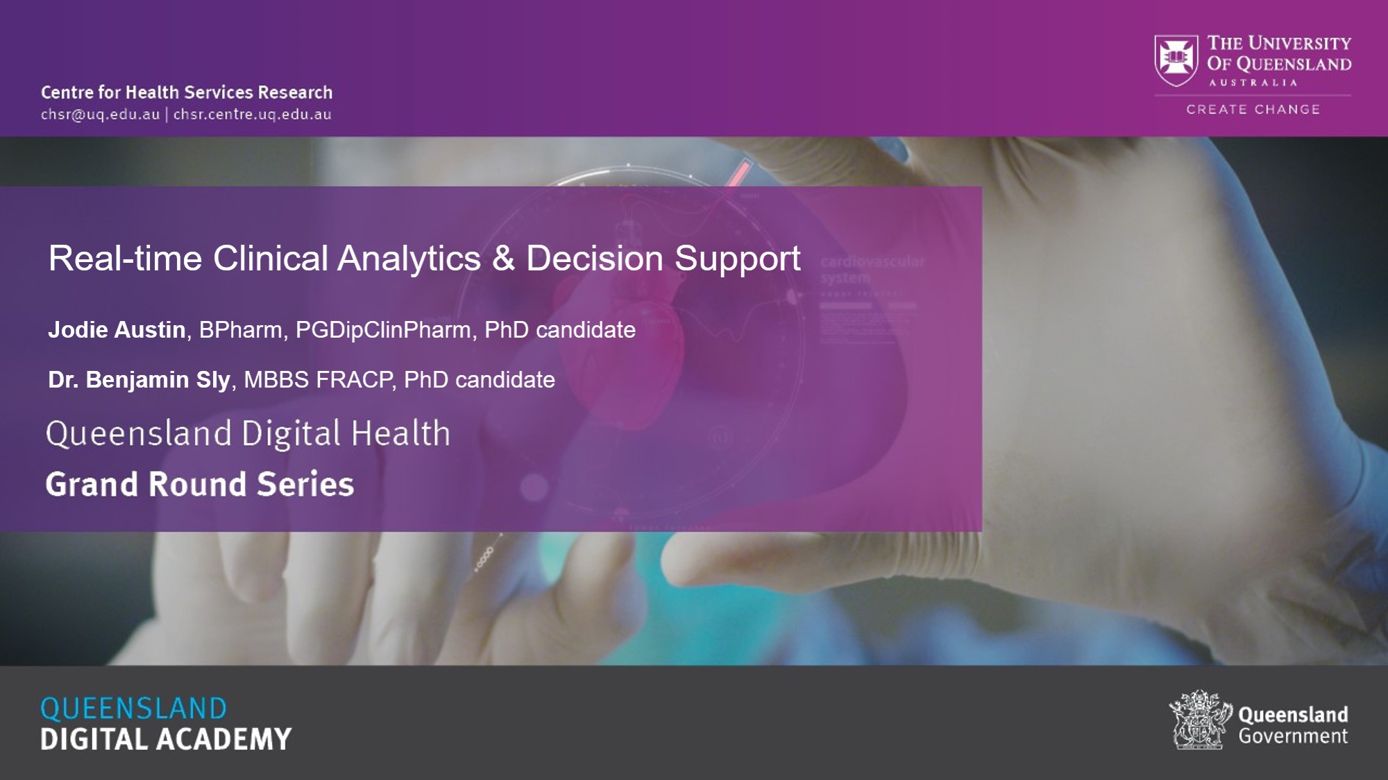 Real-time Clinical Analytics & Decision Support