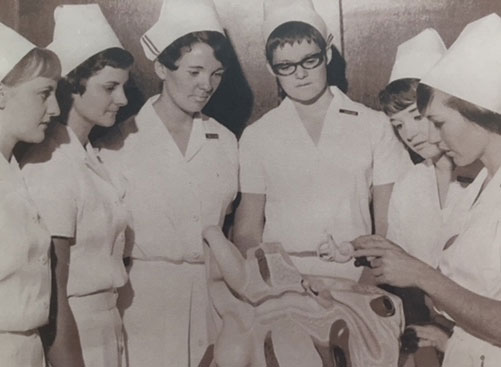 1970s – Enrolled nurse training commenced at RBH and men were first accepted for nursing training in 1971