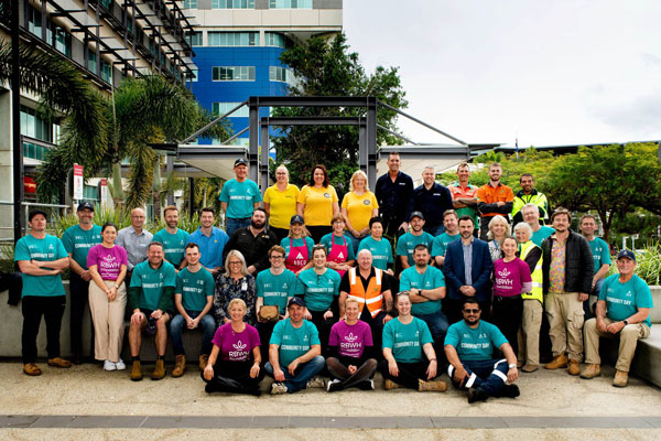 RBWH Foundation and ADCO Constructions team photo