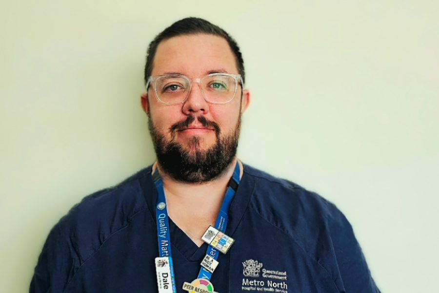 Nurse and Peer Responder Dale Caust enjoys the sense of community and camaraderie among mental health professionals.