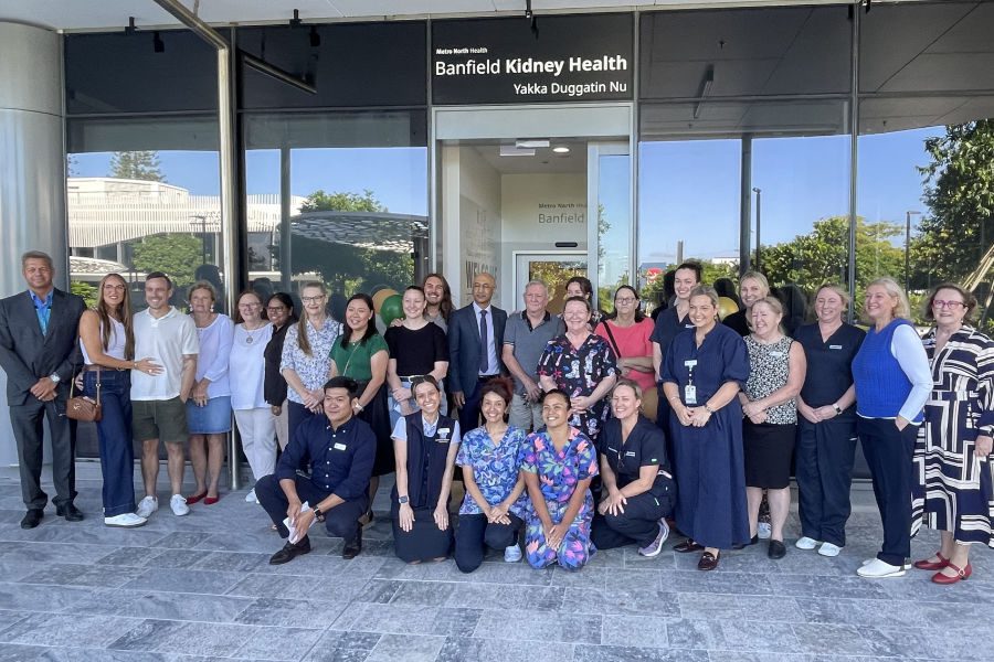 Metro North executives recently joined staff and patients for the official opening of Banfield Kidney Health.