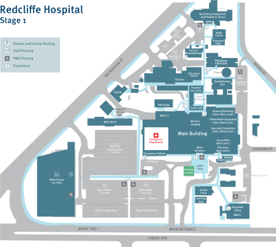 Maps and directions - Redcliffe Hospital