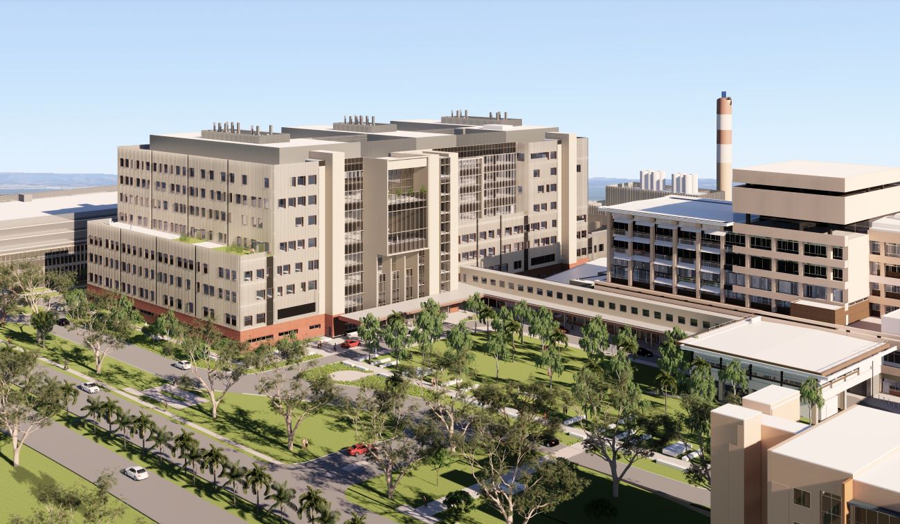 Redcliffe Hospital expansion artist impression