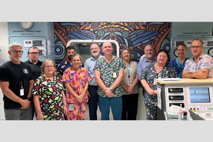 The RBWH Hyperbaric Medicine Service team recently marked 50,000 treatments.