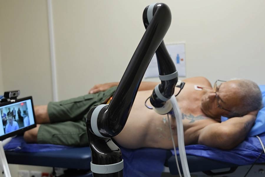 Longreach resident, Gordon Jones is one of the many patients who have benefitted from the remote echocardiography service.