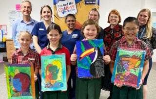 McDowall State School paintings
