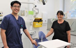 Dr David Fu and Belinda Klumpp