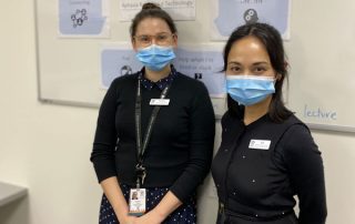 Patients chatting away thanks to collaborative clinical treatment