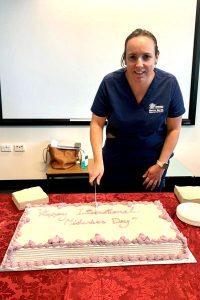 Happy International Day of the Midwife photo of cake