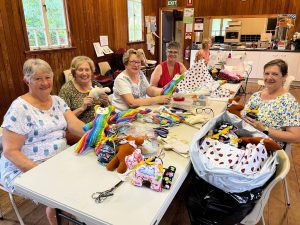 A very big thank you to Kerrie, Karyn, Marilyn, Sharon and Carmel from the Samford Lions Charity Craft Creators, who made a range of items recently which were donated to patients at Caboolture Hospital.