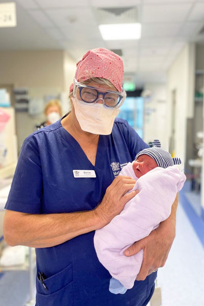 Midwife Bernie McMain