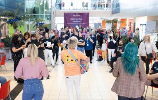 Royal Giving Day celebration in RBWH foyer