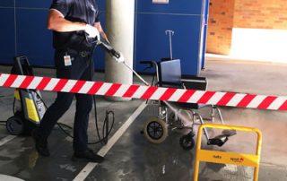 TPCH wheelchair cleaning