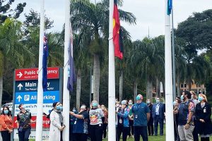 NAIDOC Week flag raising ceremony at TPCH