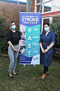 COH staff with F.A.S.T. sign
