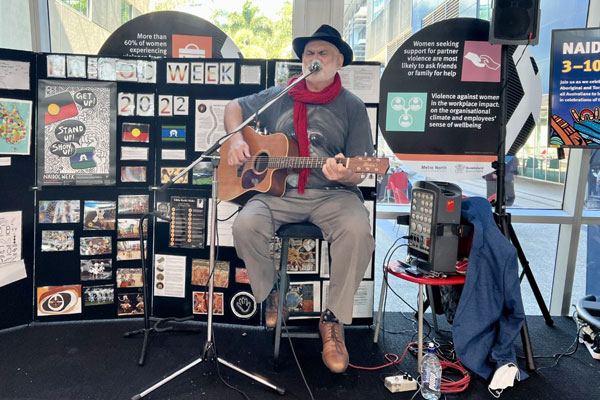 Torres Strait Islander musician Getano Bann
