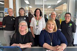 MNH Listening Post, Chief Executive Jackie Hanson and Chief Operating Officer Jane Hancock to Caboolture Hospital 