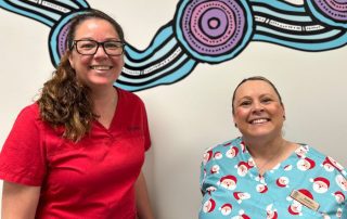 Dr Frances Williamson (left) and Dr Andrea McKittrick picked up the top awards.