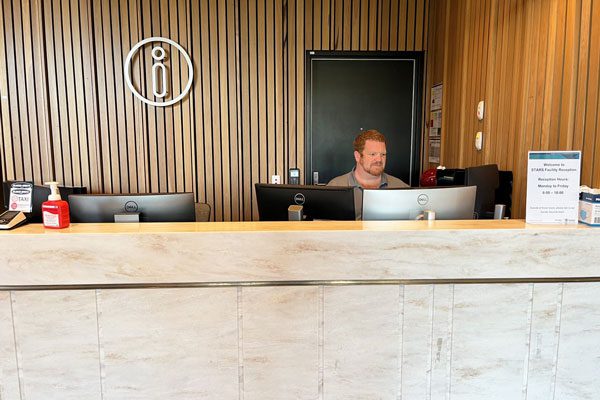 Reception at Surgical, Treatment and Rehabilitation Service (STARS)