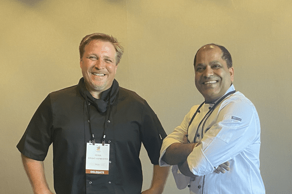 Master chefs – Rahul Rah and Peter Wright-Hofmeiste