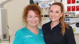Mother and daughter nursing duo Jo and Pirie Crompton are among more than 70 nurse graduates who started their careers at The Prince Charles Hospital in the last year. 
