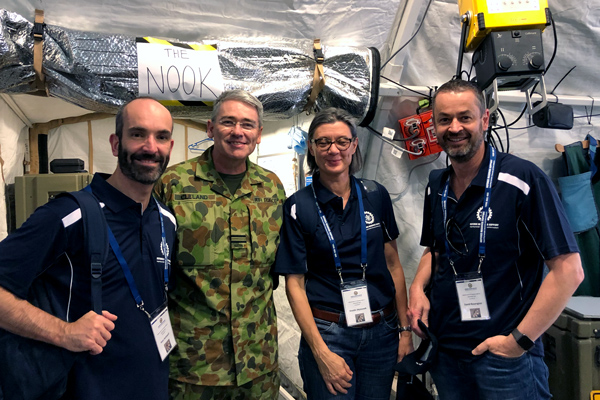 RBWH Doctors visit Talisman Sabre military exercise