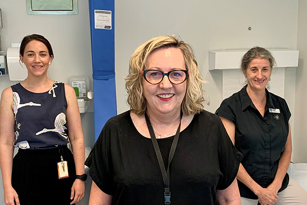 Three staff from the Preoperative Diabetes Optimisation Clinic