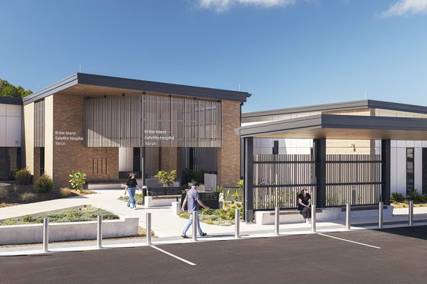 Artist impression of Bribie Island Satellite Hospital