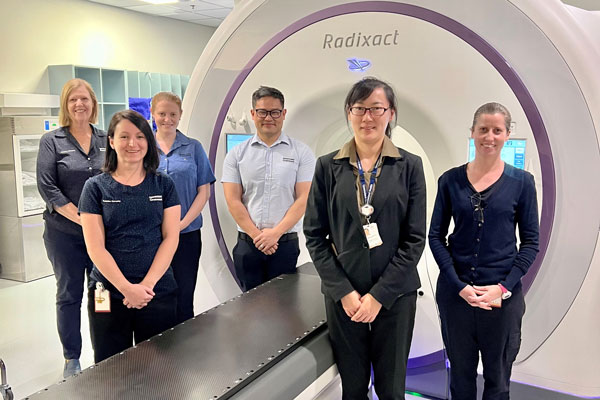 The RBWH Cancer Care team welcome the second of two Accuray Radixact systems