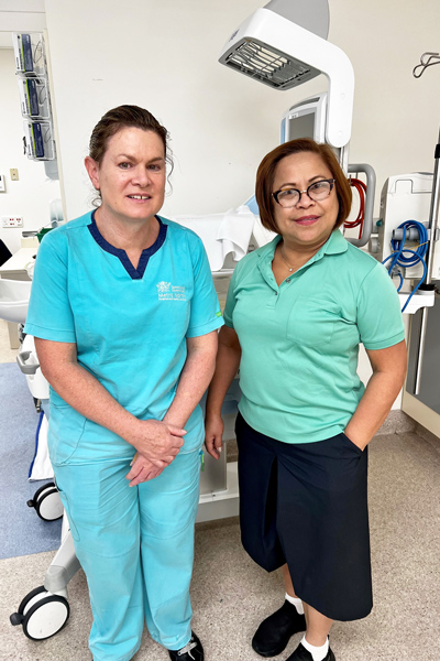 Tina Tatti and Juliet Alvarado, RBWH NICU AINs