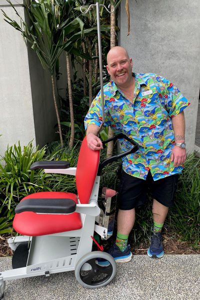 Scotty Gillies loves his role in the Clinical Transport Team