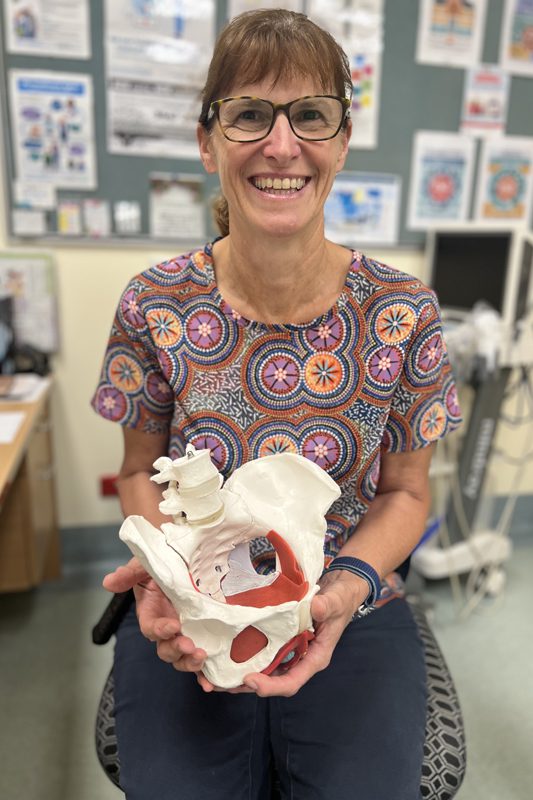 Caboolture Hospital Physiotherapist Helen Edwards is researching the effects of menopause for women in the workplace 
