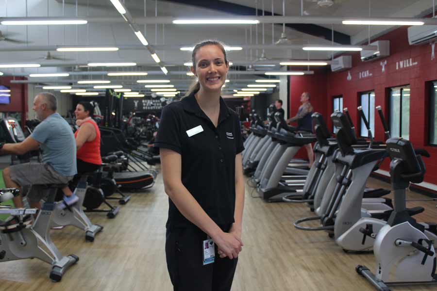 Complex Chronic Disease Senior Physiotherapist Erin Victor is helping cardiac and pulmonary rehabilitation patients get thier indepenence back at the Burpengary Leisure Centre.