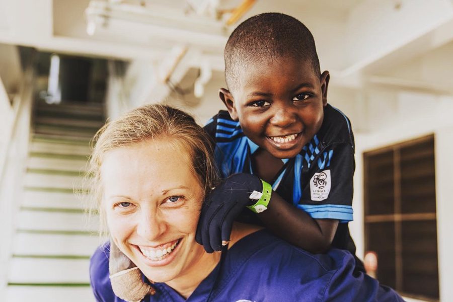 Nadine Millar is making a difference to young lives in Africa