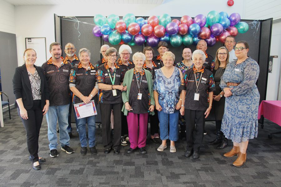 A total of 400 years spent volunteering at Community and Oral Health was acknowledged recently.