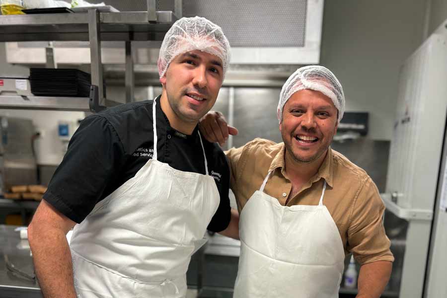 Celebrity Chef Alastair McLeod helped spread the message of the importance of good food in hospital.