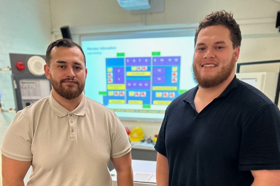 Brothers Jordan (left) and Kalem are Fire Safety Advisors at RBWH.