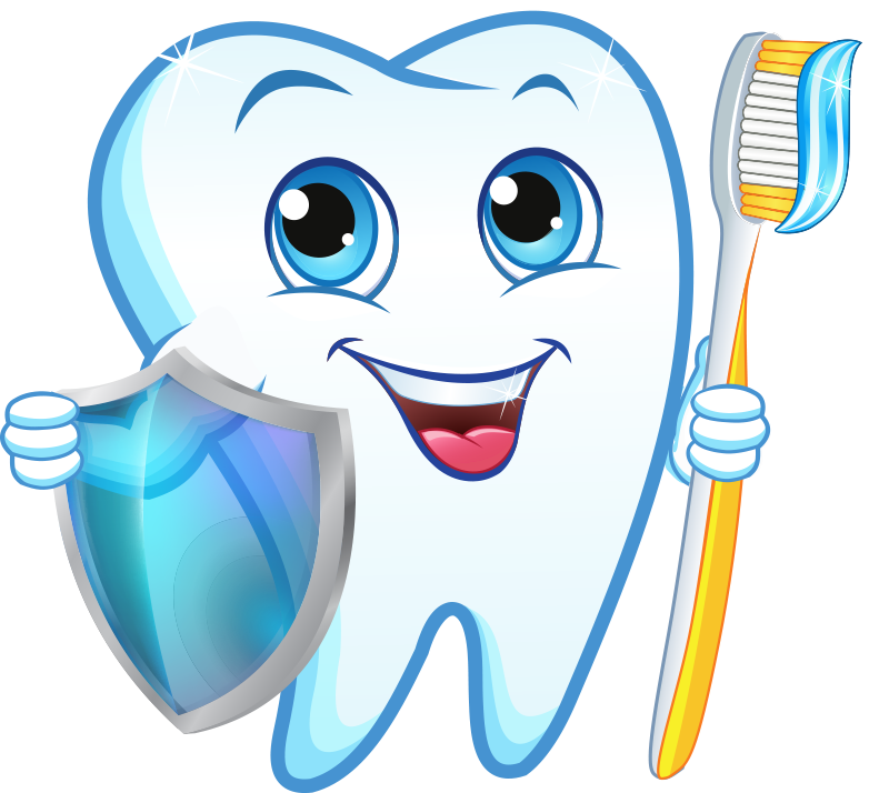 school-dental-mascot Cartoon figure of School Dental Service mascot