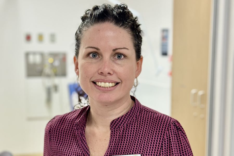 Redcliffe Hospital's Nurse of the Year for 2025, Fiona Moss.