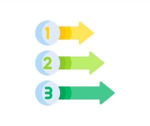 Step 1 step 2 step 3