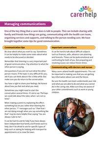 Managing communications