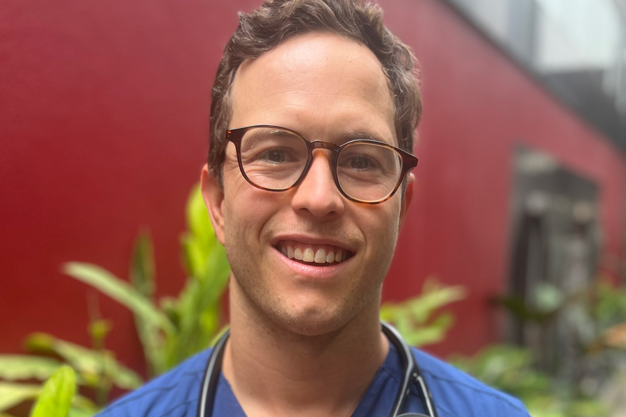 Dr Dave Tyquin previously worked as an accountant but had always wanted to do medicine.