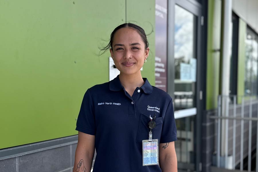 Jasmine Brady is a first-year apparentice at Caboolture Hospital